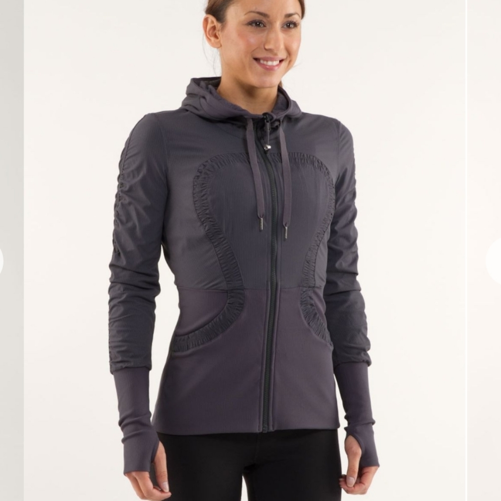 Lululemon Dance Studio Jacket Reversible Size 4 Coal